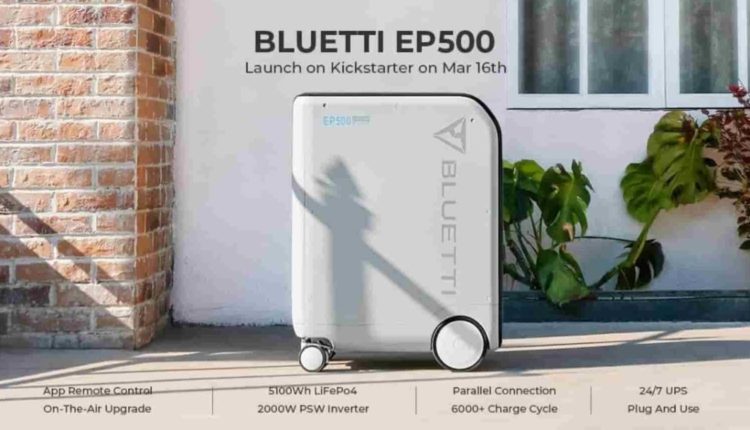 With the new EP500 solar battery from BlUETTI you can cut the cable to the power grid - KnowTechie