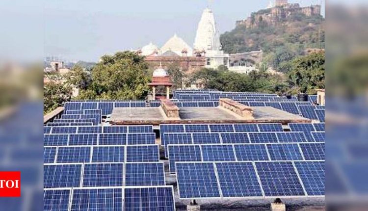 Rajasthan: Solar System Manufacturing Is Experiencing A New Beginning Of The Rise Of Service - Times of India

