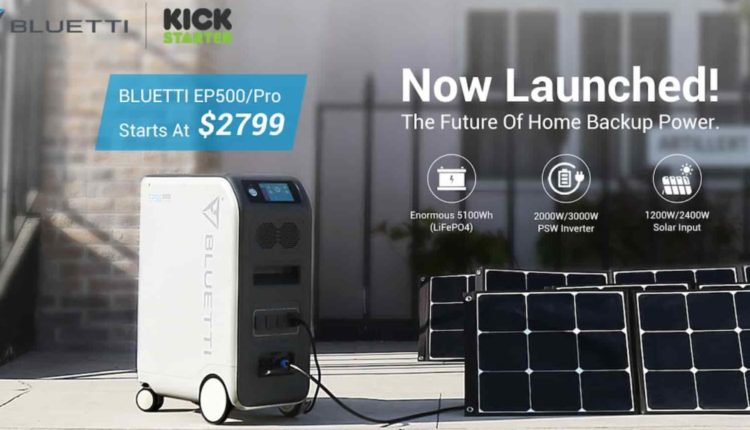 BLUETTI's new $ 2,799 mobile solar battery EP500 is available now - KnowTechie

