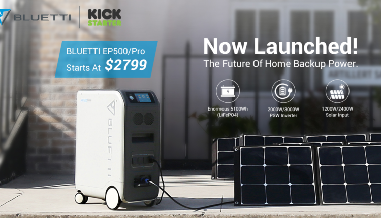 BLUETTI EP500 / Pro officially launched - 5.1 kWh mobile solar battery for your home, from just $ 2799 at Kickstarter - Wccftech

